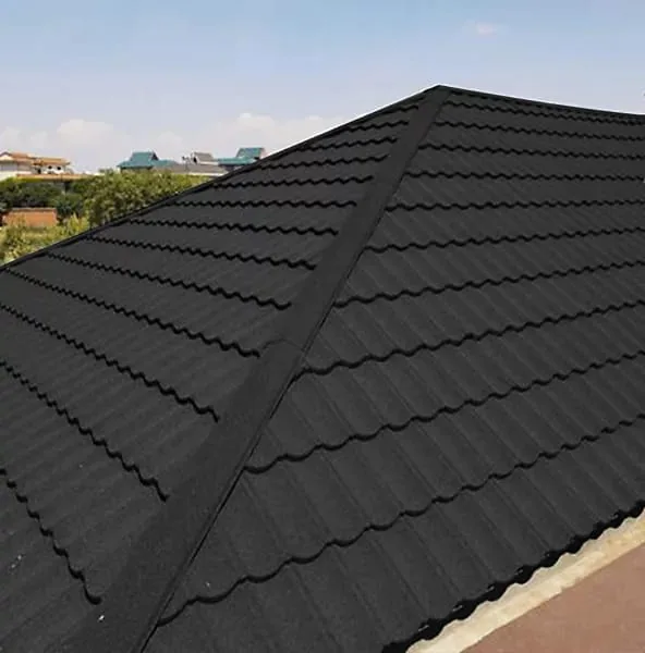 Black bond stone-coated roof
